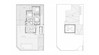 Villa floor plan, 3 bedrooms in SERENA GARDEN VILLAS No. 5