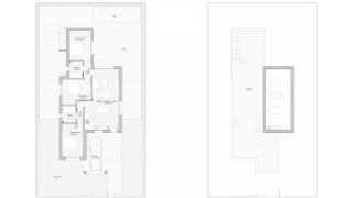 Villa floor plan, 3 bedrooms in SERENA GARDEN VILLAS No. 4